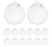 VOSAREA 24pcs Crystal Prism Hanging Ornaments for Window Decoration, 20mm Glass Sphere Sun Catcher Crystals with Rainbow Effect to Brighten Small Spaces for Home and Garden