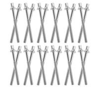 VOSAREA 24pcs Drum Tension Rods Tight Screw for Tuning Drum Essential Percussion Instrument Replacement Parts