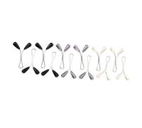 VOSAREA 24Pcs U-shaped Pearl Scarf Clips Lightweight Decorative Hijab Pins for Women Stylish Headscarf Fixing Accessories Classic Design for Parties and Weddings