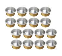 VOSAREA 25pcs Sturdy Wax Container Wax Bean Melting Bowls Aluminum Foil Fast Heat Melt Not Easily Deformed for Family Members and Friends Paraffin Treatment Home Use Heater Accessory