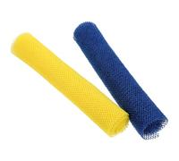 VOSAREA 2pcs African Net Exfoliating Body Scrubber Bath Sponge Made of Sturdy Nylon with Hand Rope for Men and Women, Relieves Stress and Promotes, for Shower and Bath