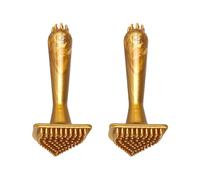 VOSAREA 2pcs Back Massage Comb with PVC and Magnet Material, Labor-Saving Design, Smooth Edges for Comfortable Traditional Chinese Massage Therapy and Relaxation