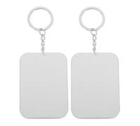 VOSAREA 2pcs Boxes Key Chain Empty Cookie Tin Pill Tin Empty Case Candy Storage Rectangular s Hinged s s with Lid Mini Trinket Boxes Small s Silver plate