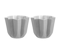 VOSAREA 2pcs Cake Baking Mold Dessert Mold Octagonal Shape Aluminium Alloy Healthy Material High Toughness Unique Style for Friends Who Like Baking Birthday Party Home