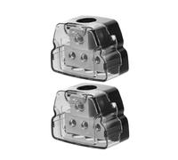 VOSAREA 2pcs Car Audio Power Distribution Grounding Box for Various Vehicle Models Organized Wiring for Stable Audio and Quick Setup