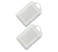 VOSAREA 2Pcs Ceramic Kitchen Food Grinder Plates for Fruits and Vegetables Manual Ginger and Garlic Crusher Multipurpose Palm-Sized Masher for Pumpkin Carrots Sweet Potato Easy to Clean