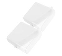 VOSAREA 2pcs Cheese Slice Storage Box Plastic Sealing Lid Holder | Design, Smooth Surface, Easy-open Cover, Simple Cleaning, Keeps Sandwich Portions Organised during Meal Preparation