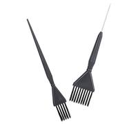VOSAREA 2pcs Hair Dye Brushes Lightweight Portable Hair Colour Applicator Tools Made of Pp and Stainless Steel for Home and Salon Use