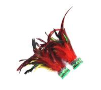 VOSAREA 2pcs Hand-made Chinese Jianzi Kick Shuttlecocks with Drop Resistant Iron Frame and Comfortable Touch Feeling, Assorted Colours for Outdoor Sports and Entertainment Games Random Random Color
