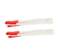 VOSAREA 2Pcs Heavy Duty Flat Eye Lift Sling Straps Webbing Slings for Hoisting Moving and Cargo Securing with Polypropylene Fiber