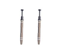VOSAREA 2pcs Manicure Claw Nail Shaping Tools with Cotton Pens Metal Material for Clean Nail Stamping Plates and Secure The Ball, for Home Daily Cosmetic Making