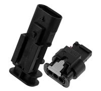 VOSAREA 2pcs Radar Power Connector for Rear Bumper Electric Eye Reversing Plug Compatible Sensor Harness with Quick Installation