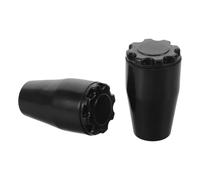 VOSAREA 2pcs Stove Door Handle Sleeve Replacement for Boiler and Cookware Handles, Black Plastic with 10mm Thread, Easy Installation and Cleaning, Suitable for Fireplace, Oven, and Fire