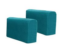 VOSAREA 2pcs Stretch Fabric Armrest Covers Decorative Universal Elastic Sofa Arm Covers Protectors