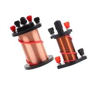 VOSAREA 2pcs Teaching Solenoid Coils for Electromagnetic Induction Physics Experiments Primary and Secondary Coils for High School Classroom Science Demonstrations