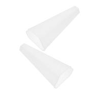 VOSAREA 2pcs Wall Mounted Plastic Hanging Flower Pots Modern Simple Design Elegant Plant Holders for Displaying Green Plants and Flowers on Balcony Or Shop