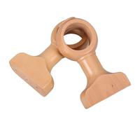 VOSAREA 2pcs Wood Curtain Rod Brackets for Wall Mounted Heavy Duty Support, Modern Versatility and Space Efficiency, Suitable for Bedroom and Living Room Window Treatments