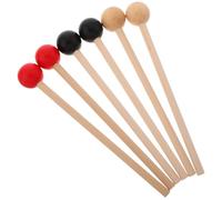 VOSAREA 3 Pairs Wooden Drum Mallet Sticks for Percussion Instruments and Xylophone, Versatile and Convenient Replacement Mallets, Suitable for Beginners with Assorted Colours