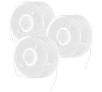 VOSAREA 3 Rolls Fast Dissolving Pva String Water Soluble Tape for Carp Fishing Portable White Fishing Line Suitable