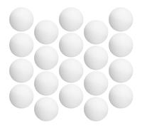 VOSAREA 30pcs MM White Ping Pong Balls for Table Tennis Practice and Games | ABS Seamless Shell, Finely Textured Surface, Stable Elasticity, Visibility for Birthday Parties and Family Tables