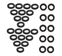 VOSAREA 30pcs Pads Trumpet Tiny Musical Instruments Trumpet Valve Pad Guard Repairing Cork Valve Silencers Cushions Top Cap Felt Black