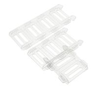 VOSAREA 3pcs Acrylic Hamster Ladder for Small Pets with Sturdy Structure, Promotes Health and Well-being, for Physical Activity and Playtime in Cages