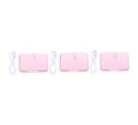 VOSAREA 3pcs Boys and Girls Wipes Tissue Warmer Box Wet Tissue Heater Portable Warmer Heater for Car Use for Newborns and Sensitive Skin Keep Wipes Warm and Ready