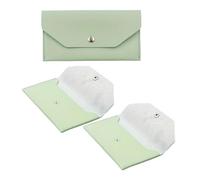 VOSAREA 3pcs Cash Envelope Wallet Wallet Coinpurse Reusable Portable Organisation for Cash and Receipts Green for Women Home Travel