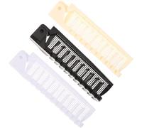 VOSAREA 3pcs Compact Detangling Comb Hair Travel Comb Plastic Portable Suitable for Hair Types and Styles Anyone Professional Beauty Salon Use Personal Household Use