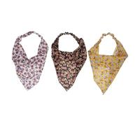 VOSAREA 3pcs Floral Elastic Hair Bandanas for Women, Cloth Headbands with Elastic Design, Can Be Worn in Multiple Ways, for Everyday Use and Sports