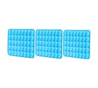 VOSAREA 3pcs Mini Silicone Skull Molds for Baking and Candy Making Non-Stick Flexible Tray for Chocolate Ice Cubes and Halloween Decorations Easy Release and Portable