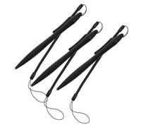 VOSAREA 3pcs Resistive Touchscreen Stylus Pens with Anti-lost Spiral Lanyard Cord for Tablets and Smartphones, Fine Tip Touch Pen Set for Writing and Drawing