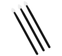 VOSAREA 3pcs Silicone Eyeshadow Brush Portable Makeup Accessory for Women Practical Lightweight Applicators for Glitter Lip Gloss Eye Makeup Application