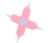 VOSAREA 4-in-1 Care Tool for Safe Nail Trimming and Enhanced Breathing, Pink Pp and Pet Material Nose and Ear Cleaner Set for Newborns and Infants
