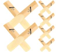 VOSAREA 40pcs Eb Tenor Saxophone Reeds 2.5 Strength Natural Khaki Reed for Clarinet and Saxophone, Easy Blowing and Eliminates Squeaks, for Beginners and Students in Personal Practice