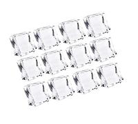 VOSAREA 48pcs Simulated Ice Cubes Square Fake Acrylic Artificial Ice Cubes Ornaments Reusable Props for Home Bar Shop Photography
