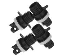 VOSAREA 4Pcs Air Pump Adapter Kit for Kayak Sup Paddle Board Inflatable Valve Converter Compatible with Electric and Manual Air Pump for Water Sports