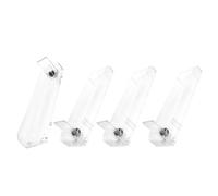 VOSAREA 4pcs Automatic Cigarette Display Case with Ergonomic Design and Buckles on Front and Back, PC Material Cigarette Shelf Pusher for Retail Store Use, Not Easy to Damage, 28cm Size
