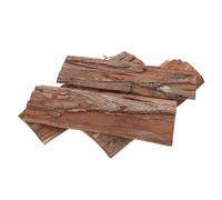 VOSAREA 4pcs Bark Panel Lizard Climbing Bark Resists Warping Holds Its Form Cedar Natural Wood Rustic Sheets for Miniature Garden Landscaping Reptile Bearded Dragon