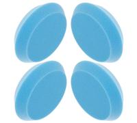 VOSAREA 4pcs Bowling Ball Polishing Sponge Pads Multipurpose round Cleaning Pads for Convenient Ball Cleaning at Home Bowling Accessories