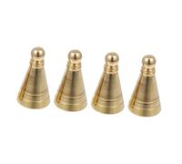 VOSAREA 4Pcs Copper Incense Cone Moulds DIY Incense Press Mold for Home Temple Yoga Tea Party