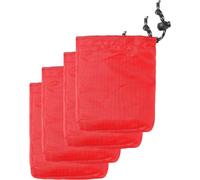 VOSAREA 4pcs Drawstring Pouch Portable Storage Bag Polyester Lightweight Organizer Keeps Items Clean Travel Camping Small Bundle Pocket