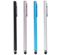 VOSAREA 4pcs Innovative Capacitive Stylus Tablet Writing Pen Practical Screen Pens Strong Compatibility Advanced Design for Touch Screen Devices in Black Silver Pink Blue