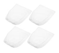 VOSAREA 4Pcs Manicure Dust Collector Replacement Bags Non-Woven Fabric Nail Dust Collection Bags for Nail Vacuum Cleaner Salon Supply Small Size