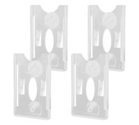 VOSAREA 4pcs Parking Permit Holder for Windshield Id Badge Holder with Sl nd Stylish Design Sturdy Plastic Material Versatile Usage Longdistance Compatibility for Car Windscreens