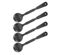 VOSAREA 4pcs Portable Eye Occluder for Doctors with Curved Ergonomic Plastic Design and Smooth Burrfree Edges, Handheld Optics Instrument for Hospitals and School Eyesight Surveys
