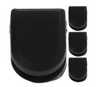 VOSAREA 4pcs Silicone Turntable Isolation Pads Cushion Protectors for Vinyl Record Player, Vibration Reduction and Anti-collision Sound Isolation Feet, Suitable for Home and Studio Use