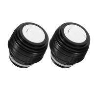 VOSAREA 4pcs Universal Insulated Cup Inner Lid Seal for Thermal Replacement | Black Plastic Double-layer Insert, Easy Installation, Retains Heat, Minimizes Steam Loss, Non-absorbent