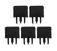 VOSAREA 5pcs Car Air Vent Adjustment Lever Clip for Dashboard Black Plastic Material with Secure Fit and Easy Replacement Suitable for Car Air Vent Control
