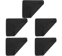 VOSAREA 5pcs Eyeglass Cleaner Cloths Suede Nap Material Soft Microfiber Lens Wipes for Glasses and Electronic Device Screens Easy to Carry and Scratch-Free for Personal Use